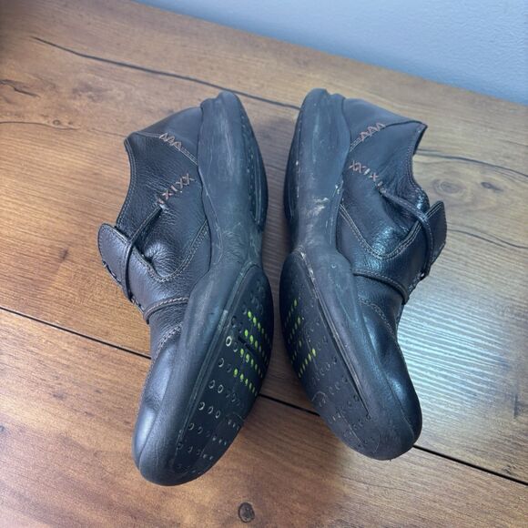 Clarks Shoes Womens 7.5N Wave Walk Slip On 86505 Black Leather Casual Comfort - Picture 6 of 9